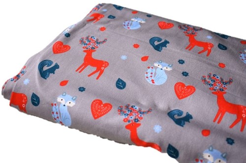 Click to order custom made items in the Scandi Woodland fabric